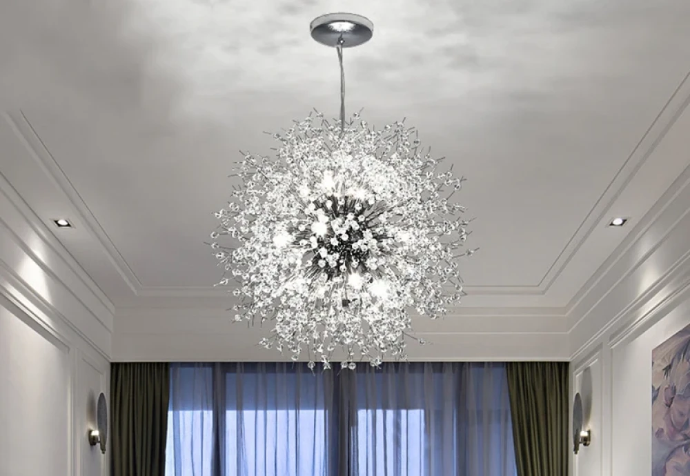 crystal ball chandelier