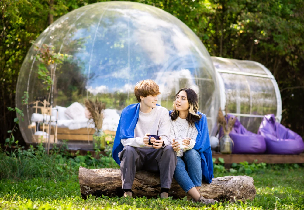 inflatable tent looks like bubble