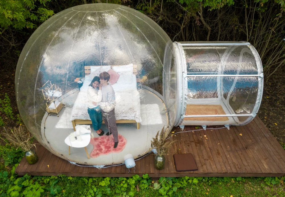 inflatable tent looks like bubble